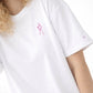 Oversize T-Shirt – Handmade Stickerei rosa