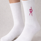 WONDERPOLE Socken onesize – Stickerei dunkles rosa