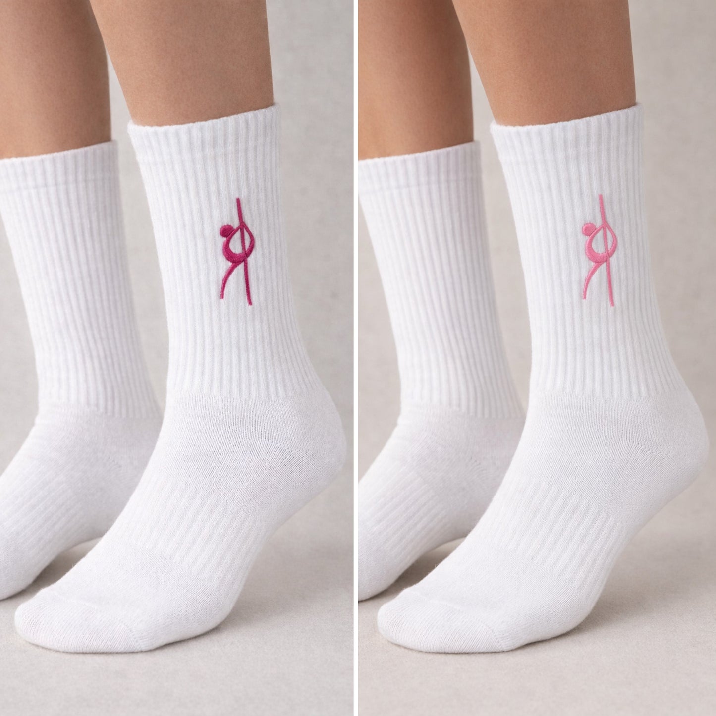 2-er Bundle WONDERPOLE Socken onesize – Stickerei