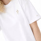 Oversize T-Shirt – Handmade Stickerei Beige